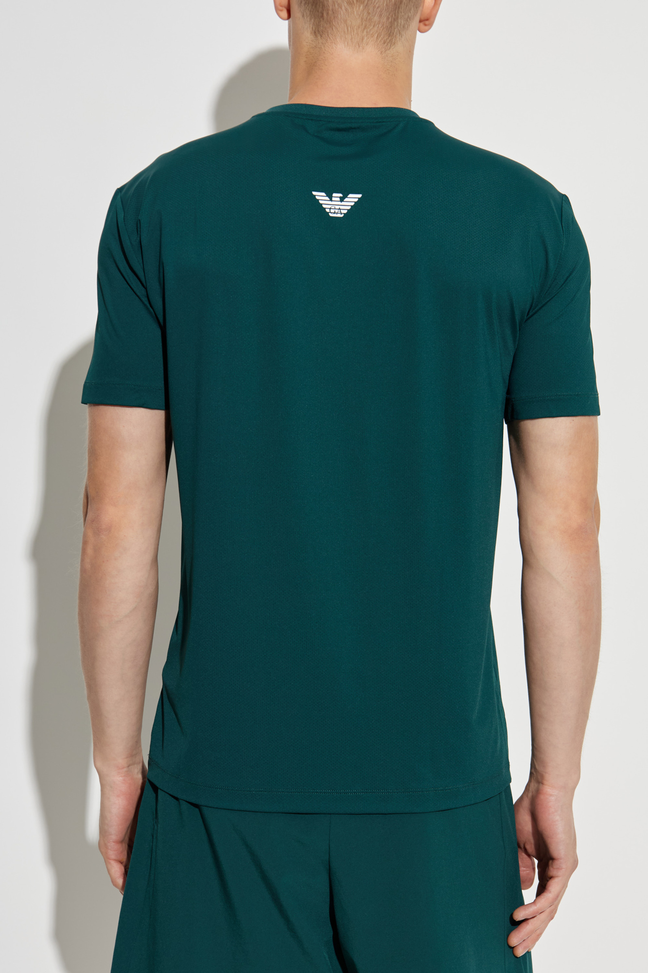 Green T-shirt with logo EA7 Emporio Armani - Vitkac AS